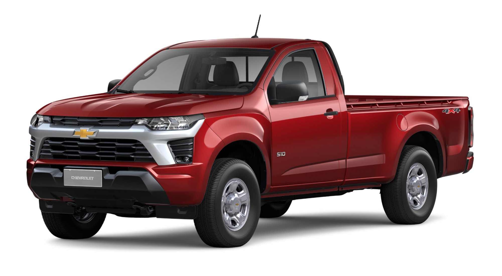 Chevrolet S10 cabine simples cor vermelho scarlet